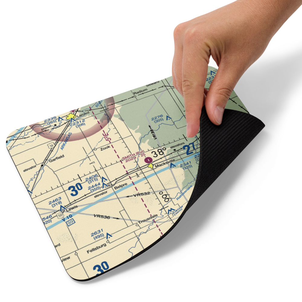Smith Field (94KS) VFR Sectional Mouse Pad 