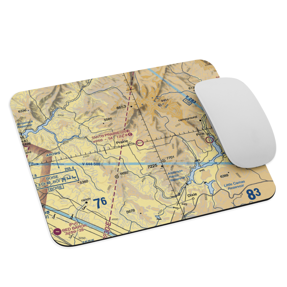 Smith Prairie Airport (2U0) VFR Sectional Mouse Pad 