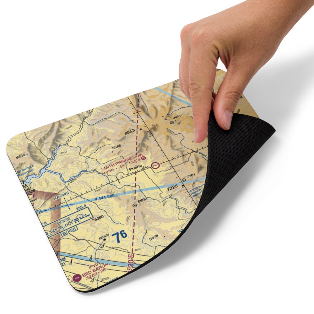 Smith Prairie Airport (2U0) VFR Sectional Mouse Pad 