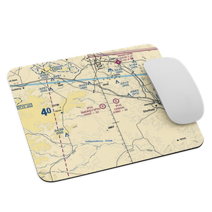 Smokey Mtn Ranch Airport (09TX) VFR Sectional Mouse Pad