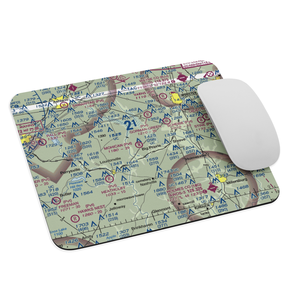Snoddy Air Strip (34OI) VFR Sectional Mouse Pad 