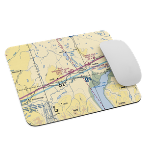 Snowshoe Lake Airport and Seaplane Base (5AK4) VFR Sectional Mouse Pad