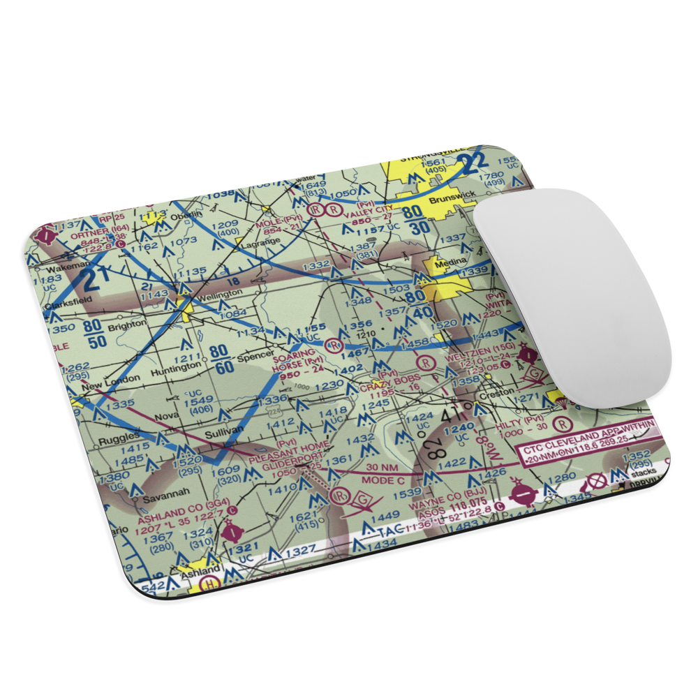 Soaring Horse Airport (33OI) VFR Sectional Mouse Pad 