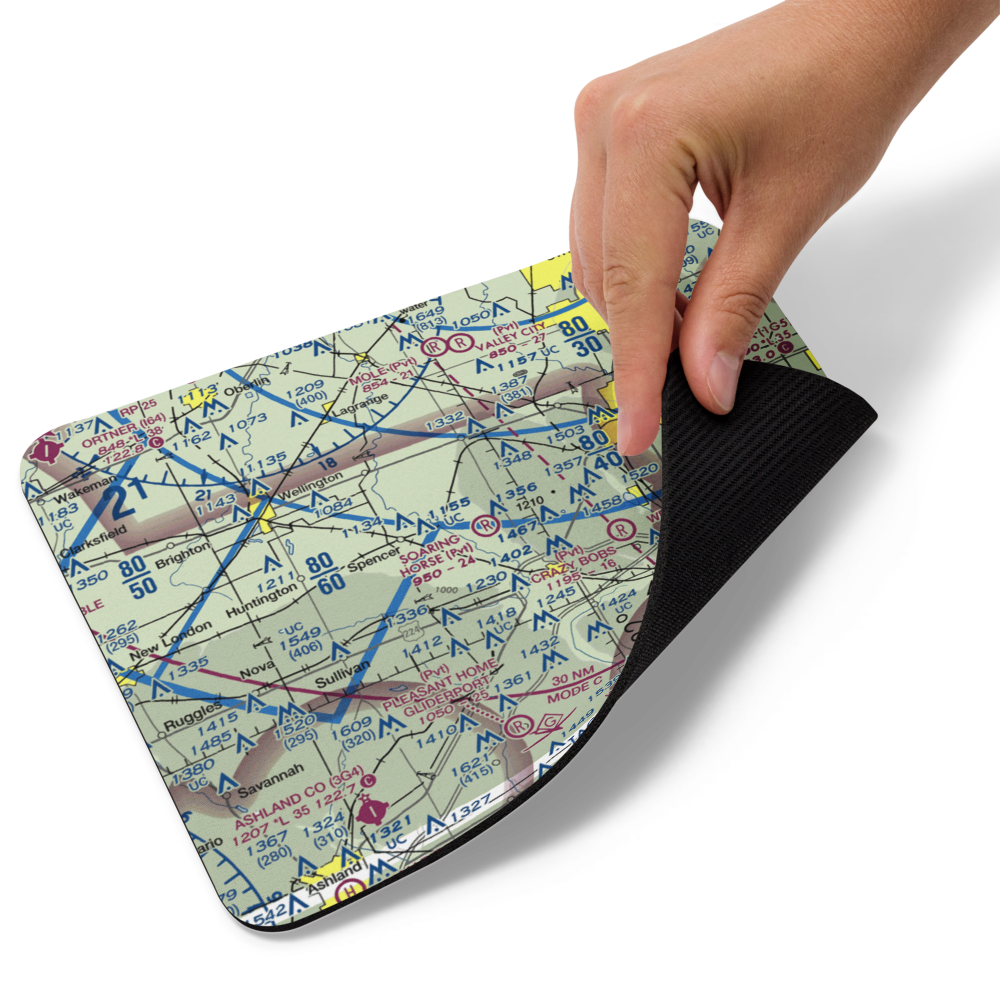 Soaring Horse Airport (33OI) VFR Sectional Mouse Pad 