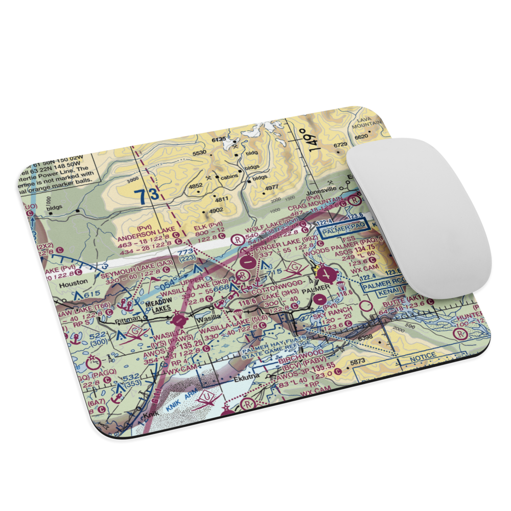 Soloy Strip (87AK) VFR Sectional Mouse Pad 