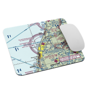 Southwest Michigan Regional Airport (BEH) VFR Sectional Mouse Pad