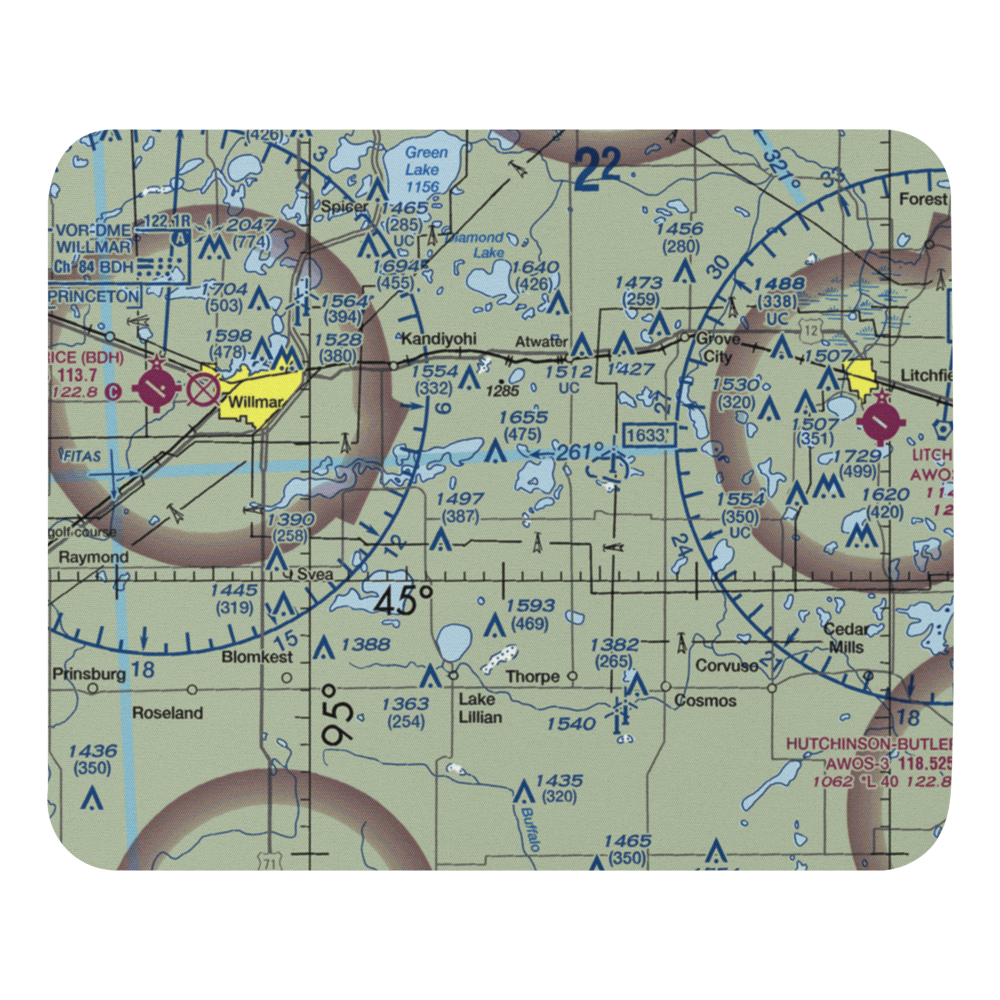 Stanton Hill Aerodrome (68MN) VFR Sectional Mouse Pad 