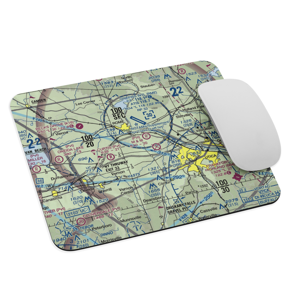 Stanwix Heights Airport (5NY4) VFR Sectional Mouse Pad 