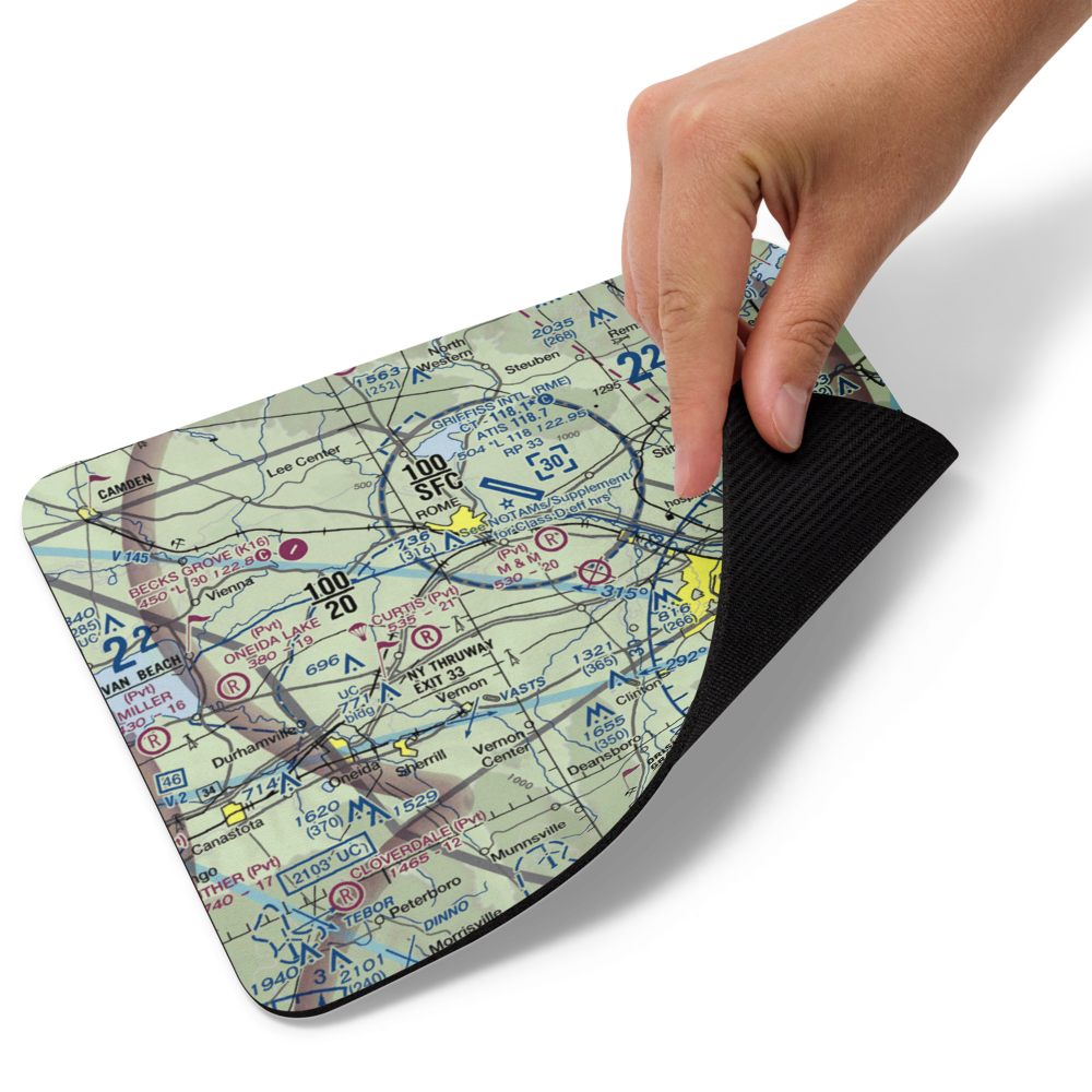 Stanwix Heights Airport (5NY4) VFR Sectional Mouse Pad 