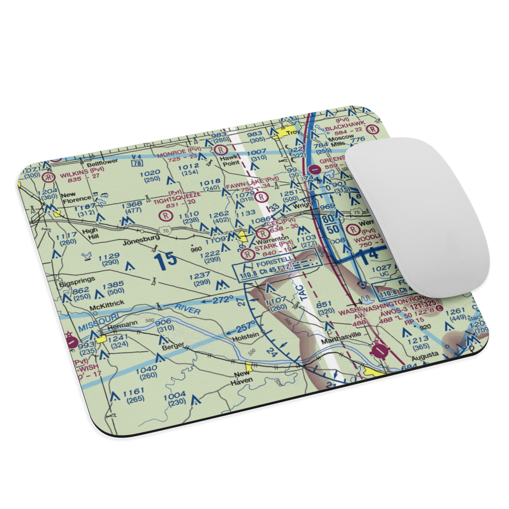 Stark Airport (MU18) VFR Sectional Mouse Pad 