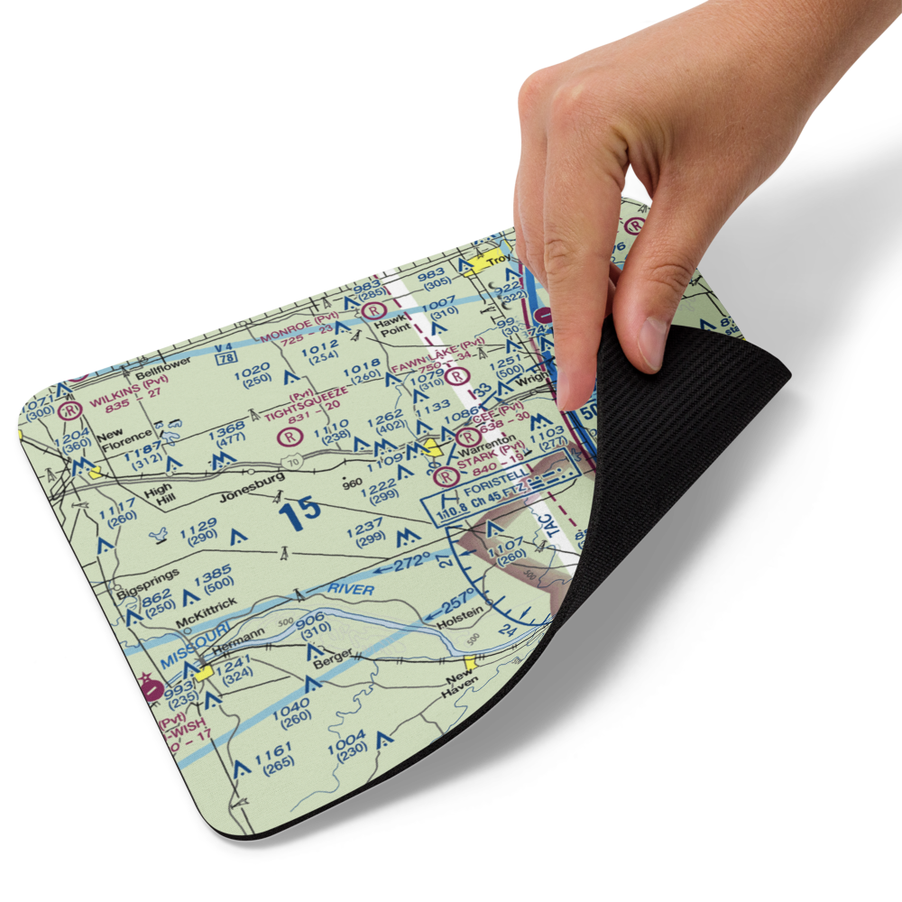 Stark Airport (MU18) VFR Sectional Mouse Pad 