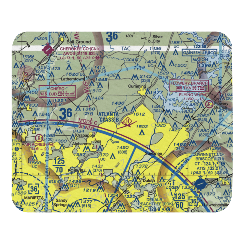 Stoney Point Field (6GA0) VFR Sectional Mouse Pad 