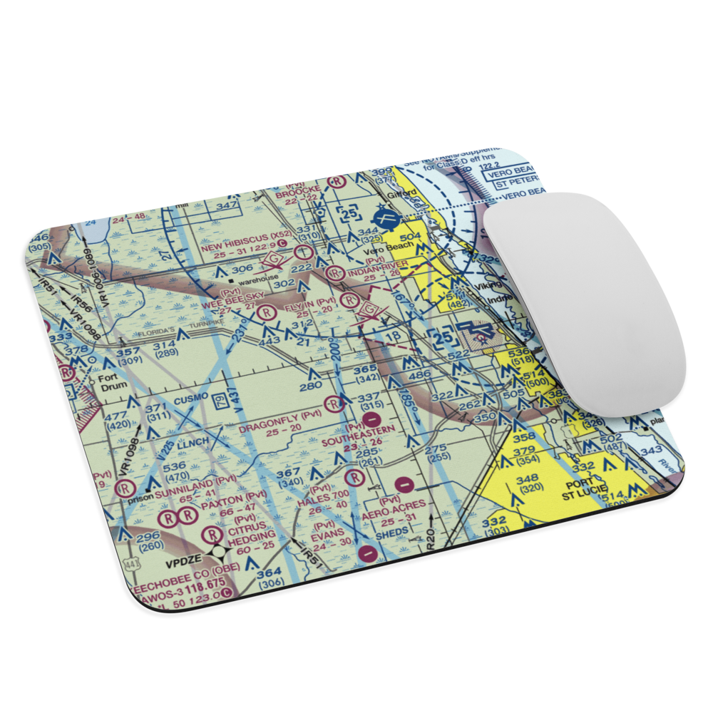 Strazzulla Groves Airport (FL23) VFR Sectional Mouse Pad 