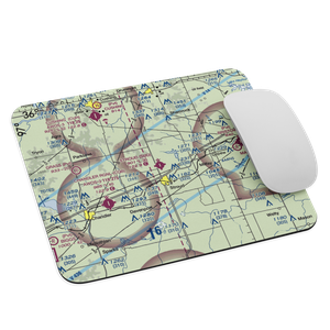 Stroud Municipal Airport (SUD) VFR Sectional Mouse Pad