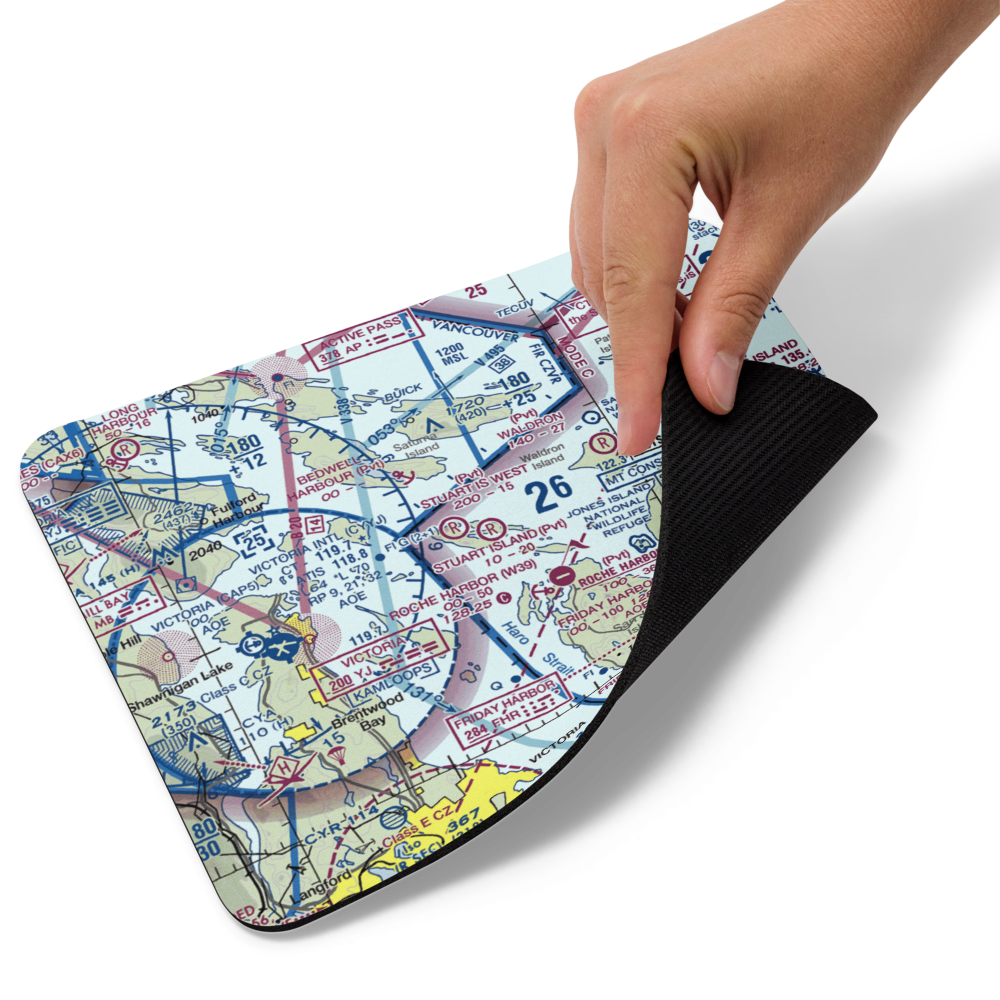 Stuart Island Airpark (7WA5) VFR Sectional Mouse Pad 