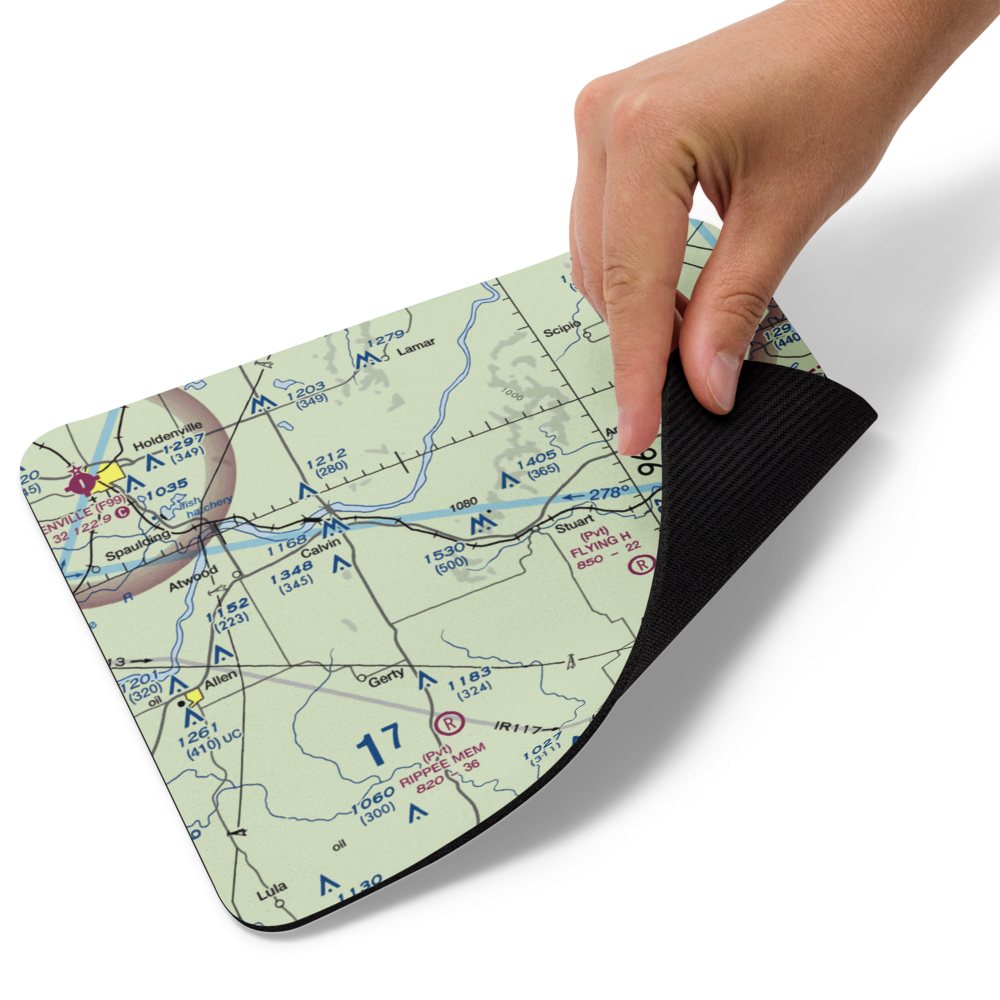 Stuart Mountain Airpark (OL19) VFR Sectional Mouse Pad 