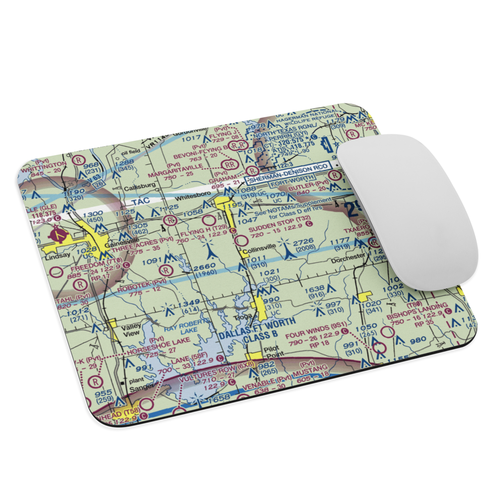 Sudden Stop Airport (T32) VFR Sectional Mouse Pad 