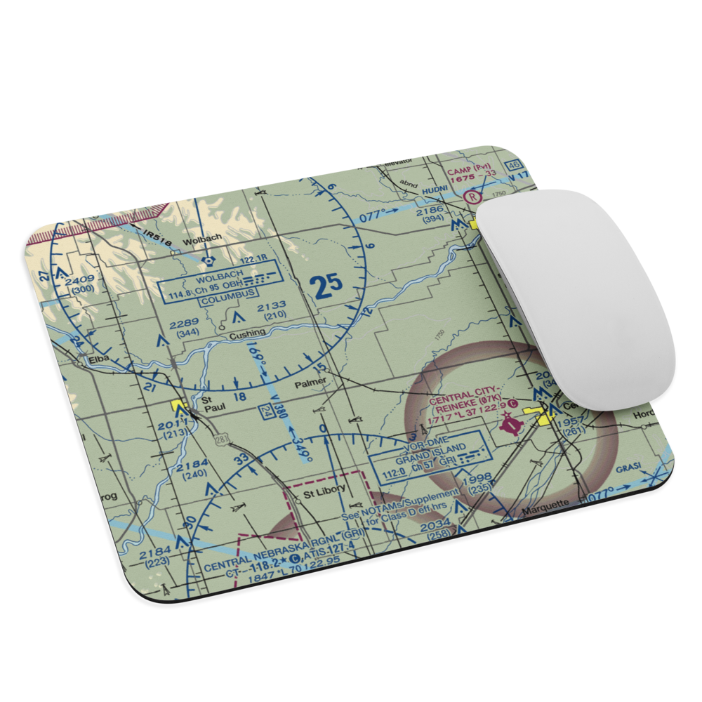 Sullivan Airstrip (NE12) VFR Sectional Mouse Pad 