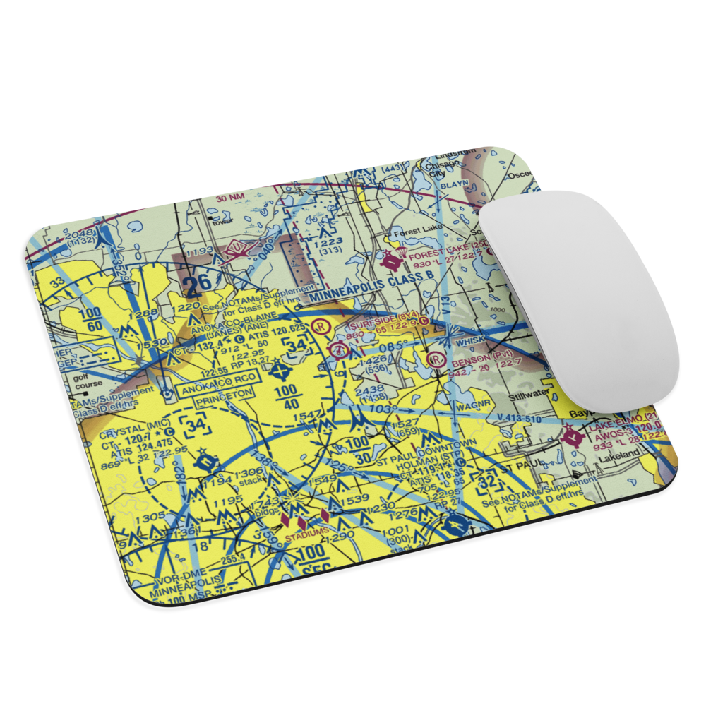 Surfside Seaplane Base (8Y4) VFR Sectional Mouse Pad 