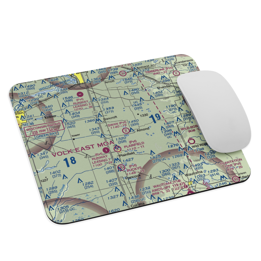 Swan Field (WS36) VFR Sectional Mouse Pad 