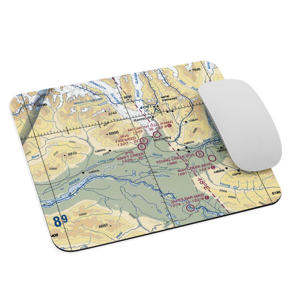 Swift Creek Airport (AK31) VFR Sectional Mouse Pad 