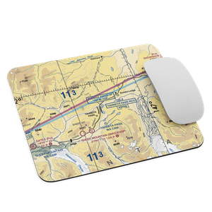 Tahneta Pass Airport (HNE) VFR Sectional Mouse Pad
