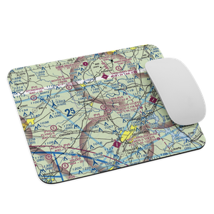 Tara Airbase Airport (5NC1) VFR Sectional Mouse Pad