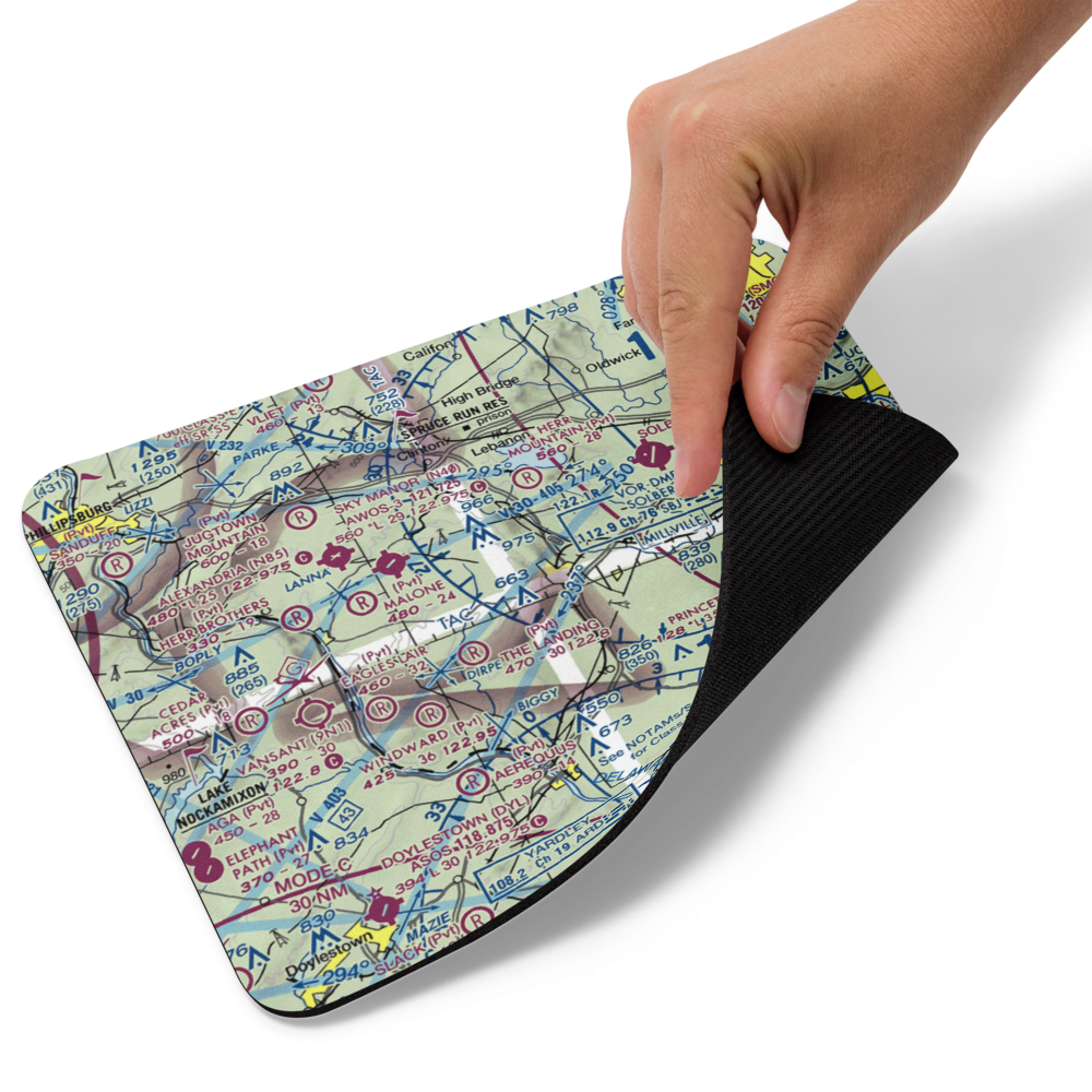 Teeny Weeny Acres Airport (NJ47) VFR Sectional Mouse Pad 