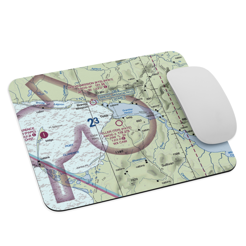 Teller Airport (TER) VFR Sectional Mouse Pad 