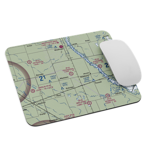 Tengesdal Airport (69ND) VFR Sectional Mouse Pad