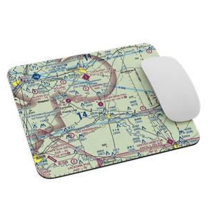The Carter Memorial Airport (T91) VFR Sectional Mouse Pad