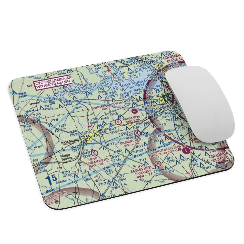 The Farm Airport (24SC) VFR Sectional Mouse Pad 