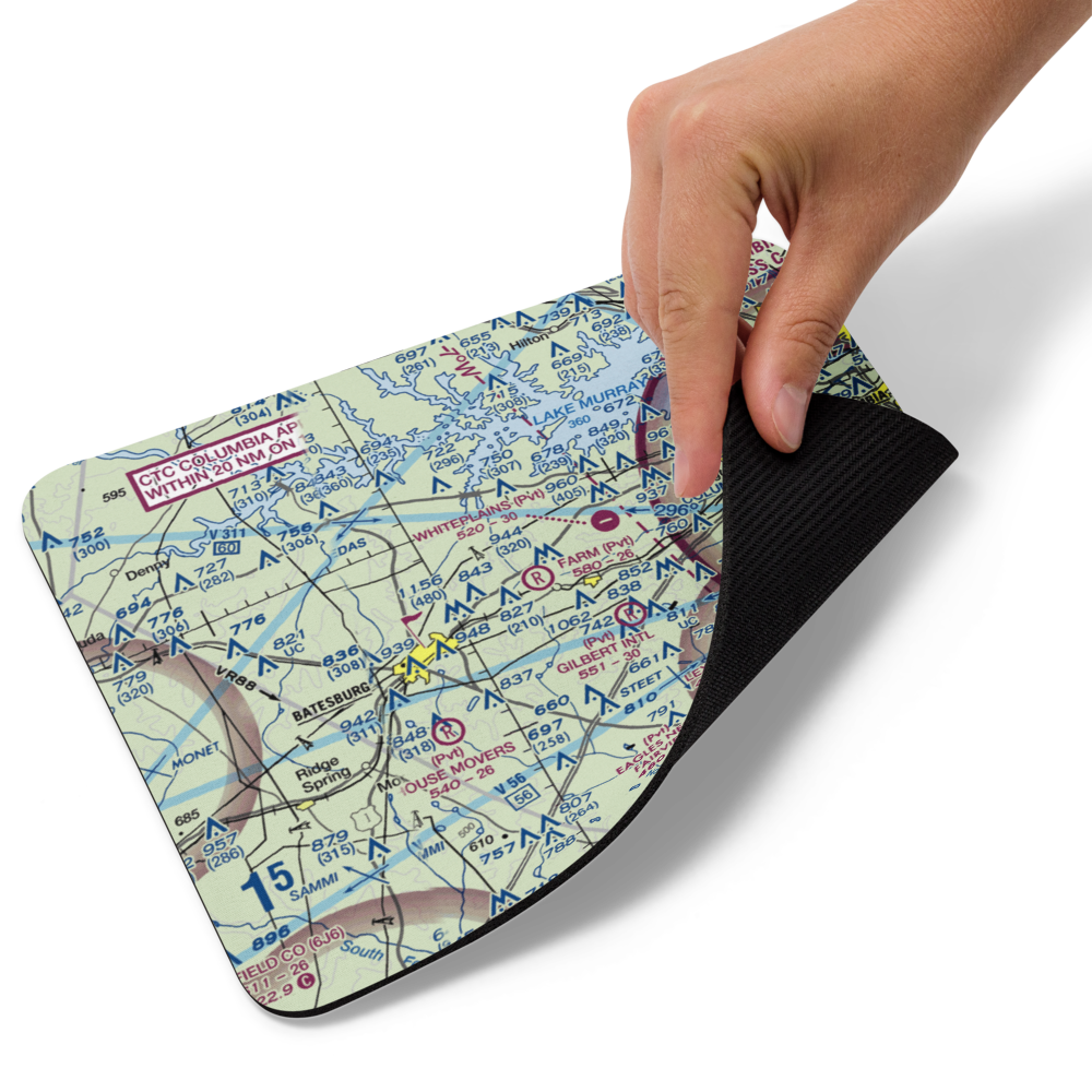 The Farm Airport (24SC) VFR Sectional Mouse Pad 