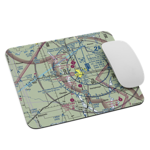 The Flying Cowboy Airport (91OK) VFR Sectional Mouse Pad