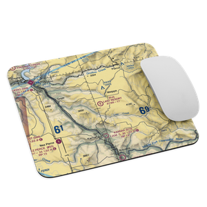 The Last Resort Airport (3ID2) VFR Sectional Mouse Pad