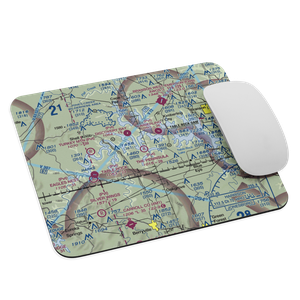 The Peninsula Airport (21MU) VFR Sectional Mouse Pad