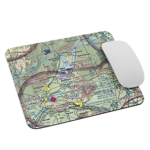 The Pines Airport (NY64) VFR Sectional Mouse Pad