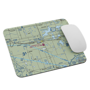 The Sigurd Anderson Airport (1D7) VFR Sectional Mouse Pad