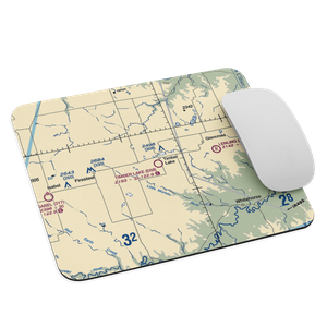 Timber Lake Municipal Airport (D58) VFR Sectional Mouse Pad