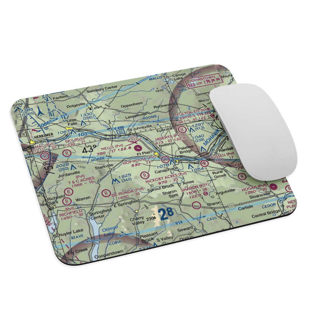 Tomcat Airport (44NY) VFR Sectional Mouse Pad 
