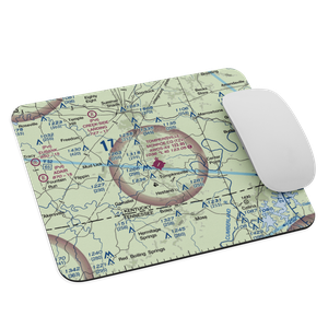 Tompkinsville Monroe County Airport (TZV) VFR Sectional Mouse Pad