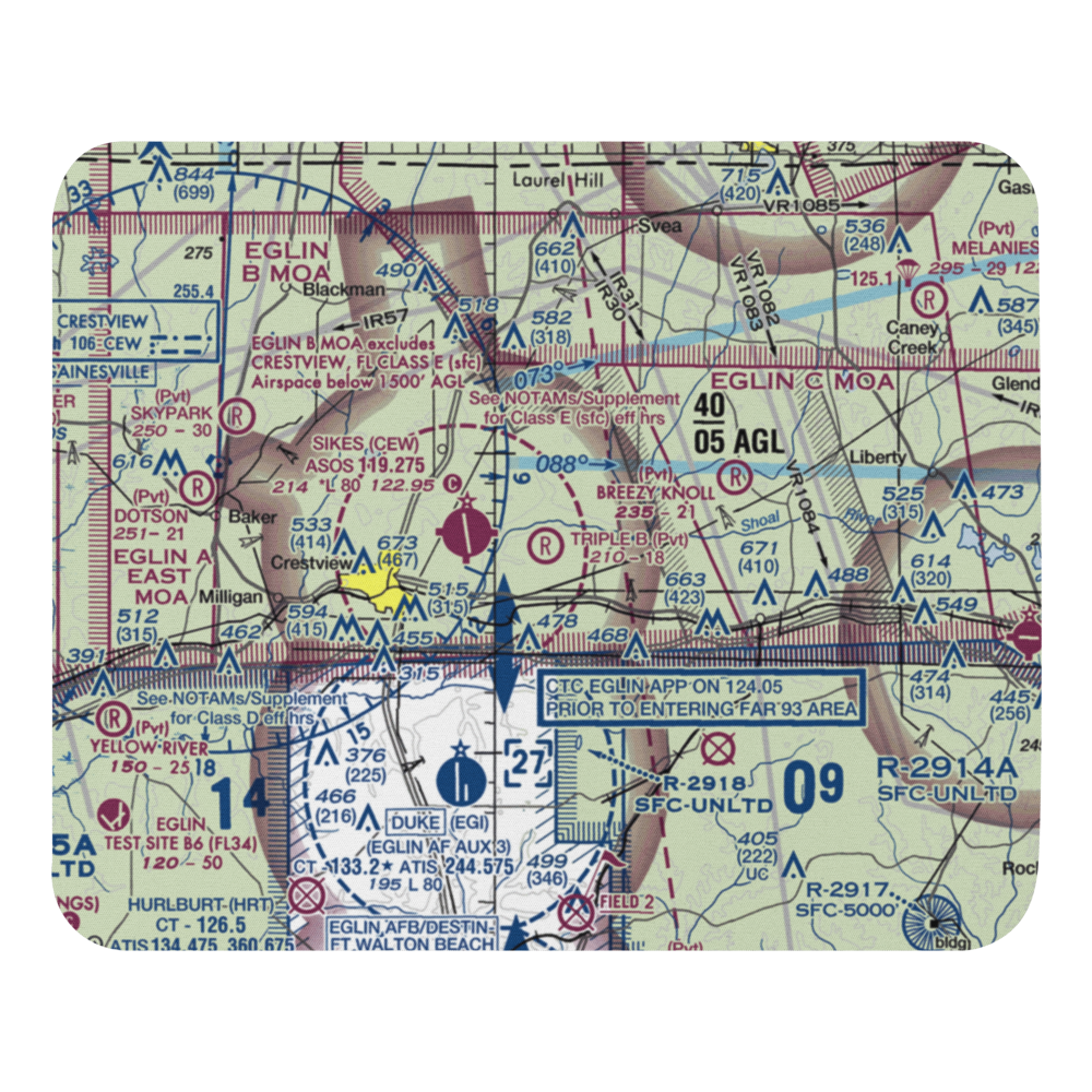 Triple B Airpark (FL81) VFR Sectional Mouse Pad 