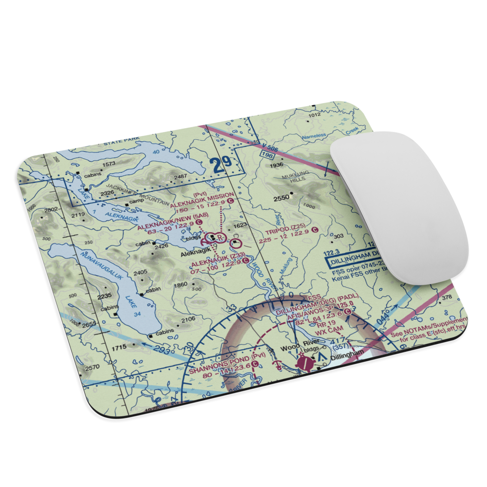 Tripod Airport (Z25) VFR Sectional Mouse Pad 