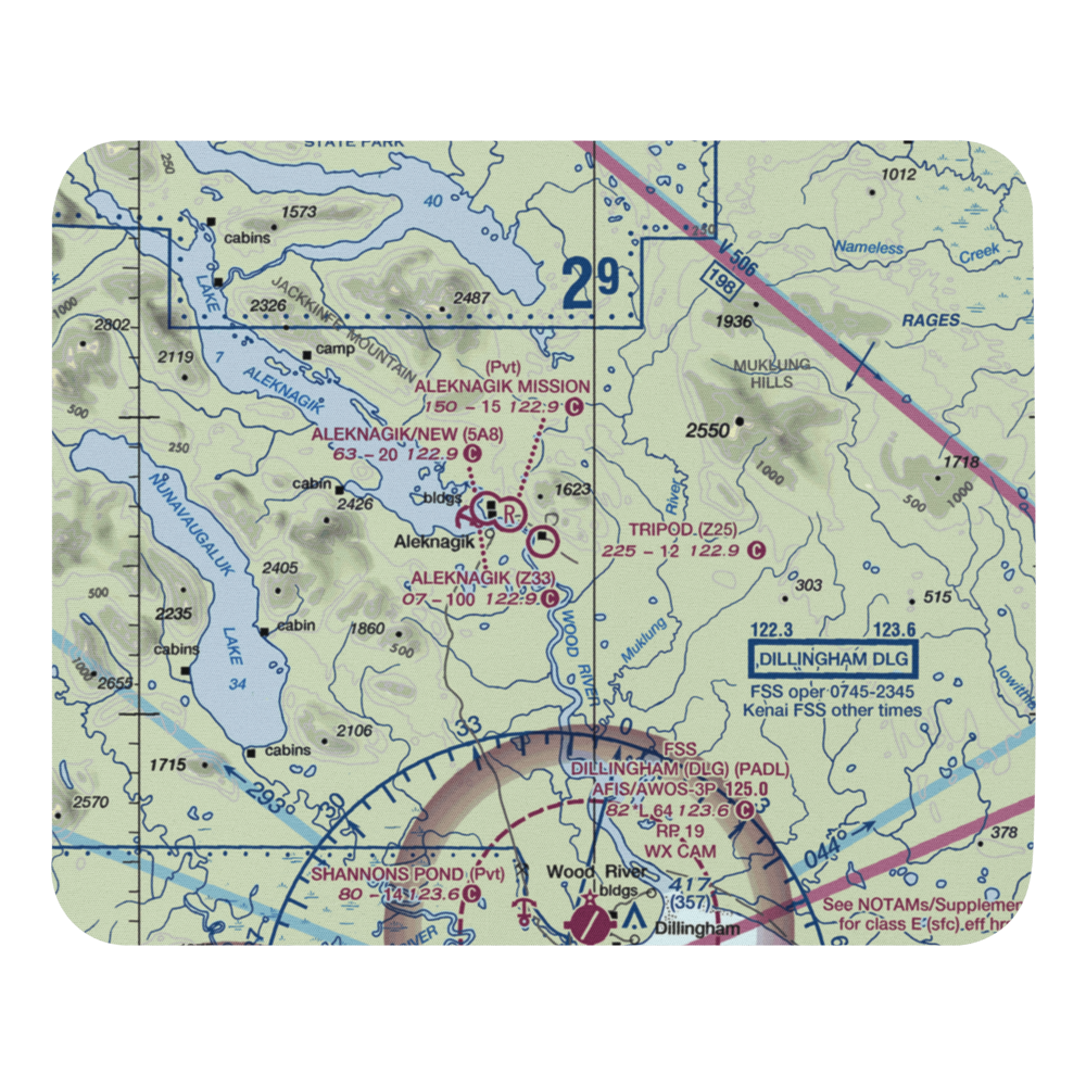 Tripod Airport (Z25) VFR Sectional Mouse Pad 