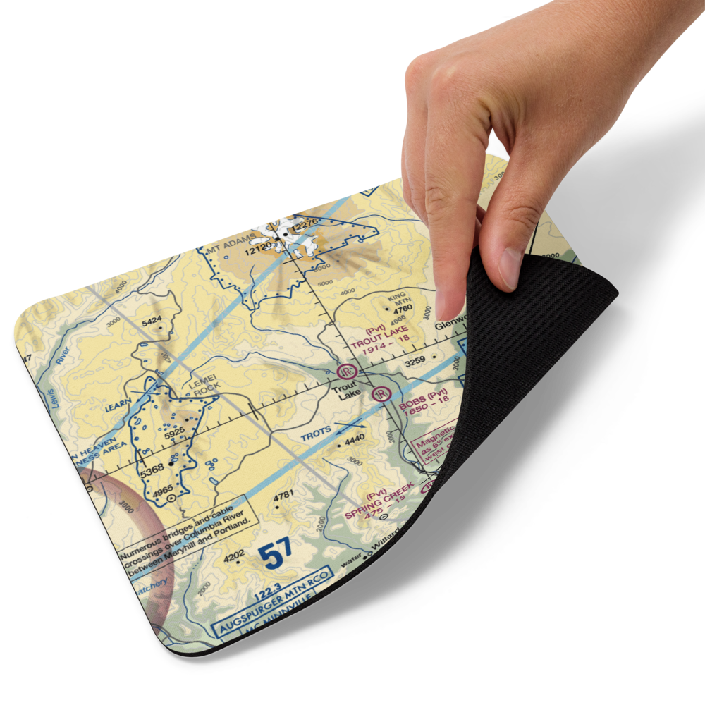 Trout Lake Airport (66WA) VFR Sectional Mouse Pad 