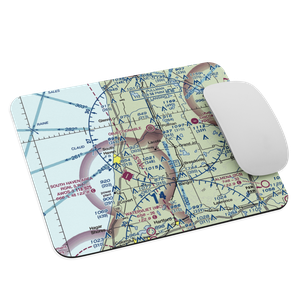 Trowbridge Farms Airport (8MI0) VFR Sectional Mouse Pad