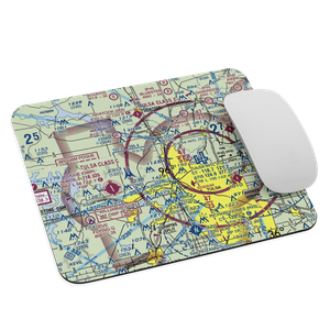Tulsa Downtown Airpark (TNR) VFR Sectional Mouse Pad