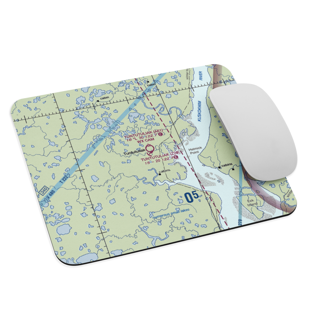 Tuntutuliak Airport (A61) VFR Sectional Mouse Pad 