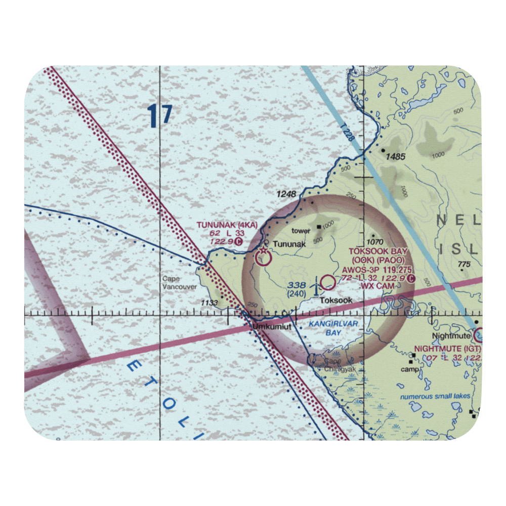 Tununak Airport (4KA) VFR Sectional Mouse Pad 