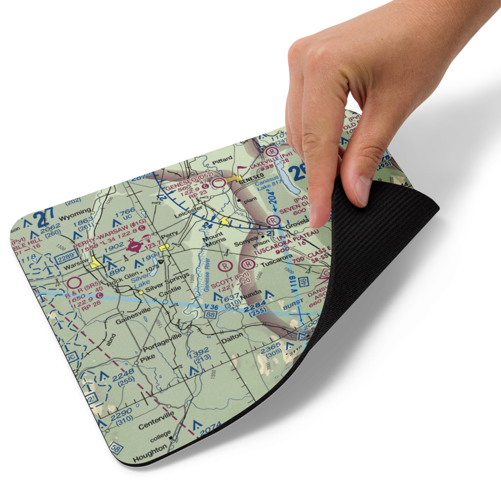 Tuscarora Plateau Airport (3NK6) VFR Sectional Mouse Pad 